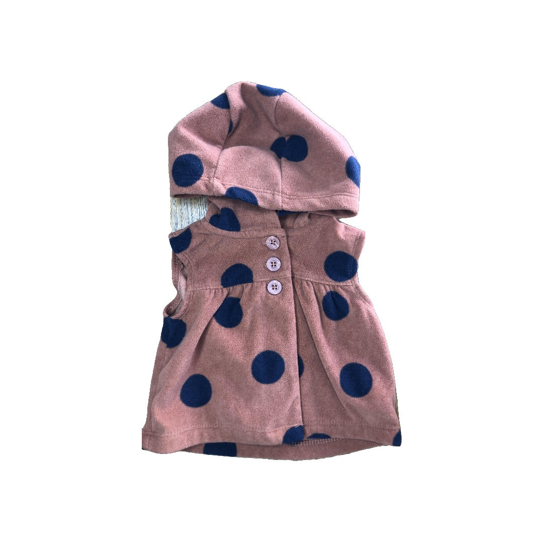 Carters Girls Brown | Black Vest Size: 3 months Brown | Black