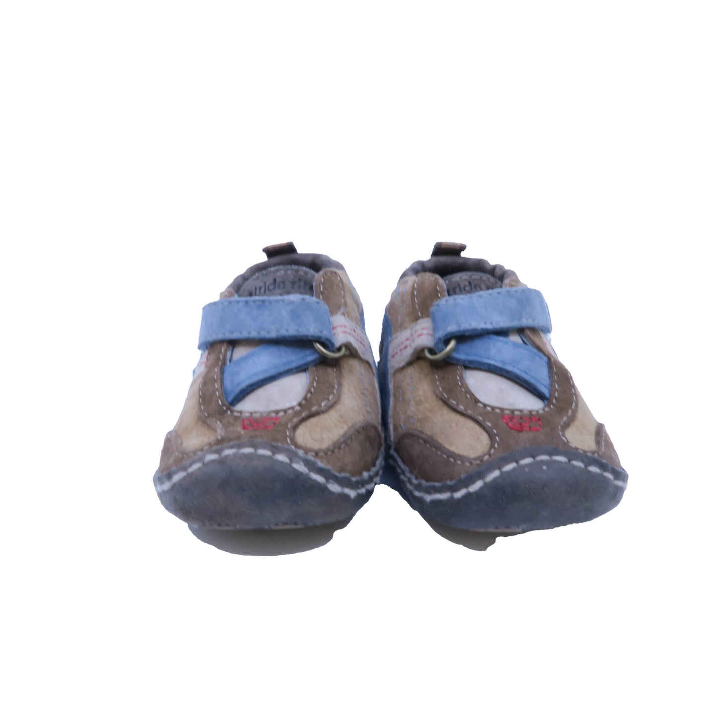 Stride Rite Boys Brown | Blue Booties Size: 2 Infant Brown | Blue