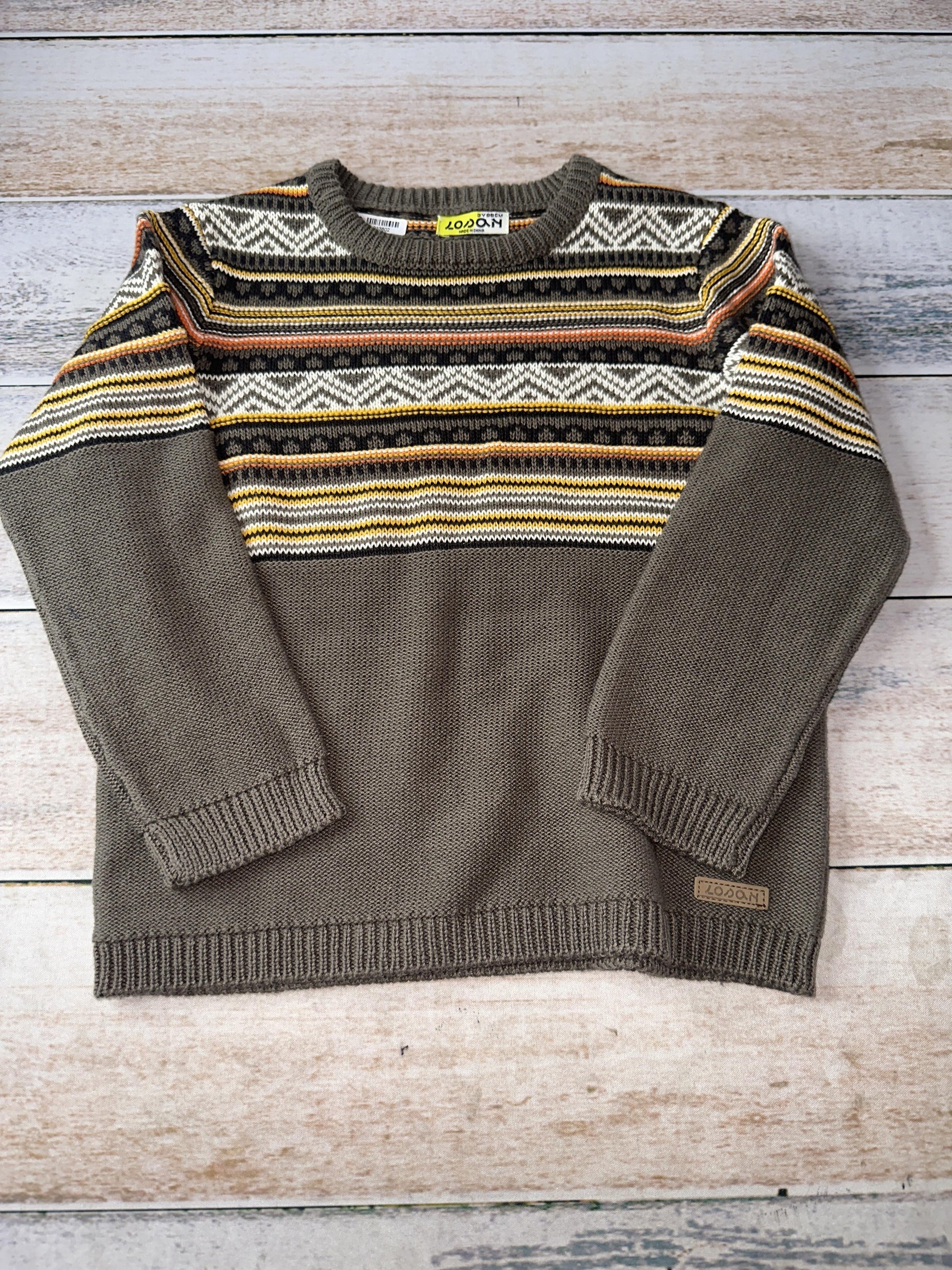 Losan Boys Brown | Brown | Pattern Sweater Size: 3T Brown | Brown | Pattern
