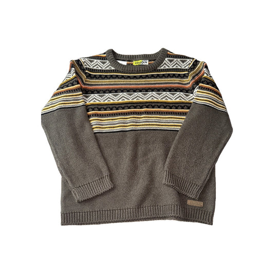 Losan Boys Brown | Brown | Pattern Sweater Size: 3T Brown | Brown | Pattern