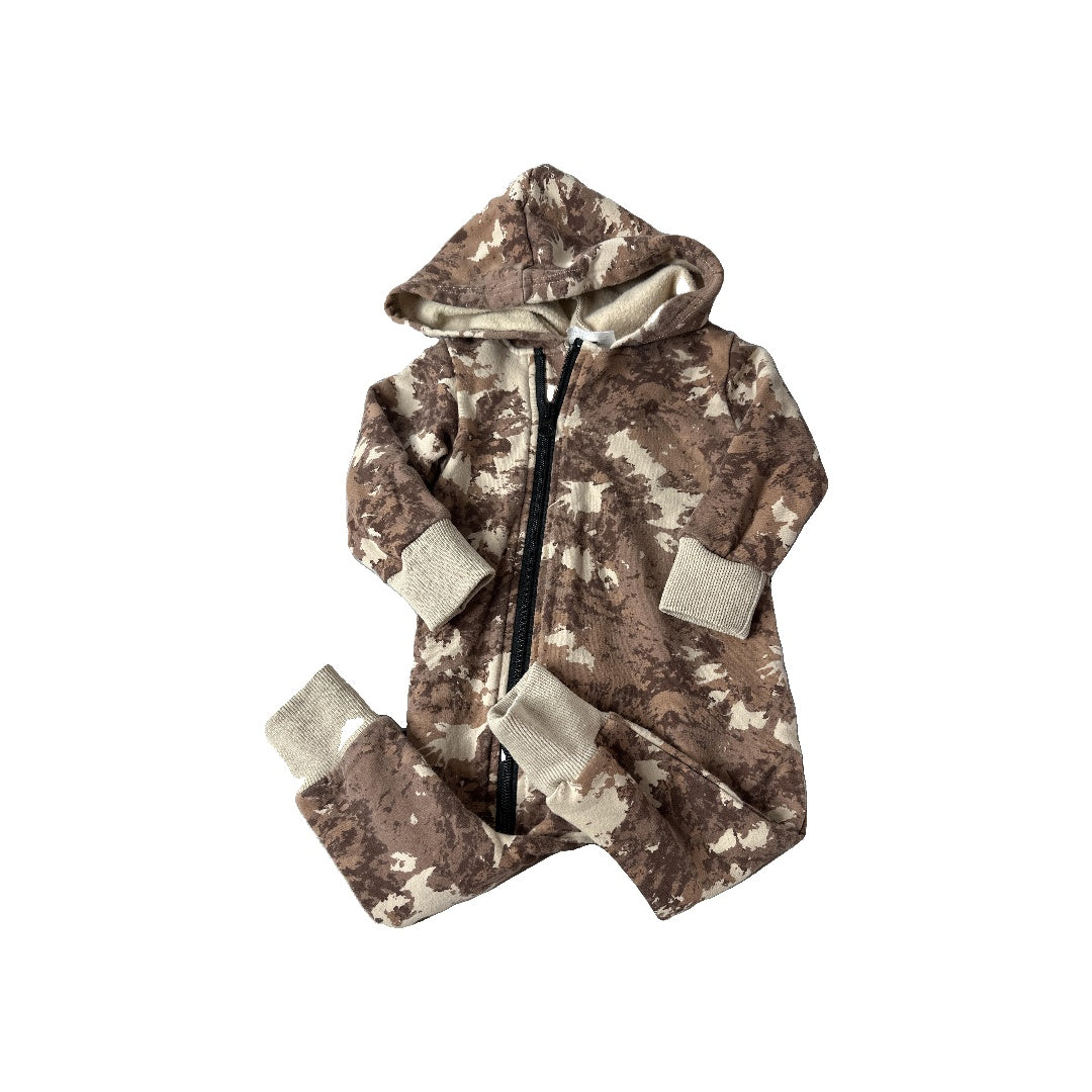 Tiny Tribe Boys Brown | Camo Long Sleeve Outfit Size: 9-12 Months Brown | Camo