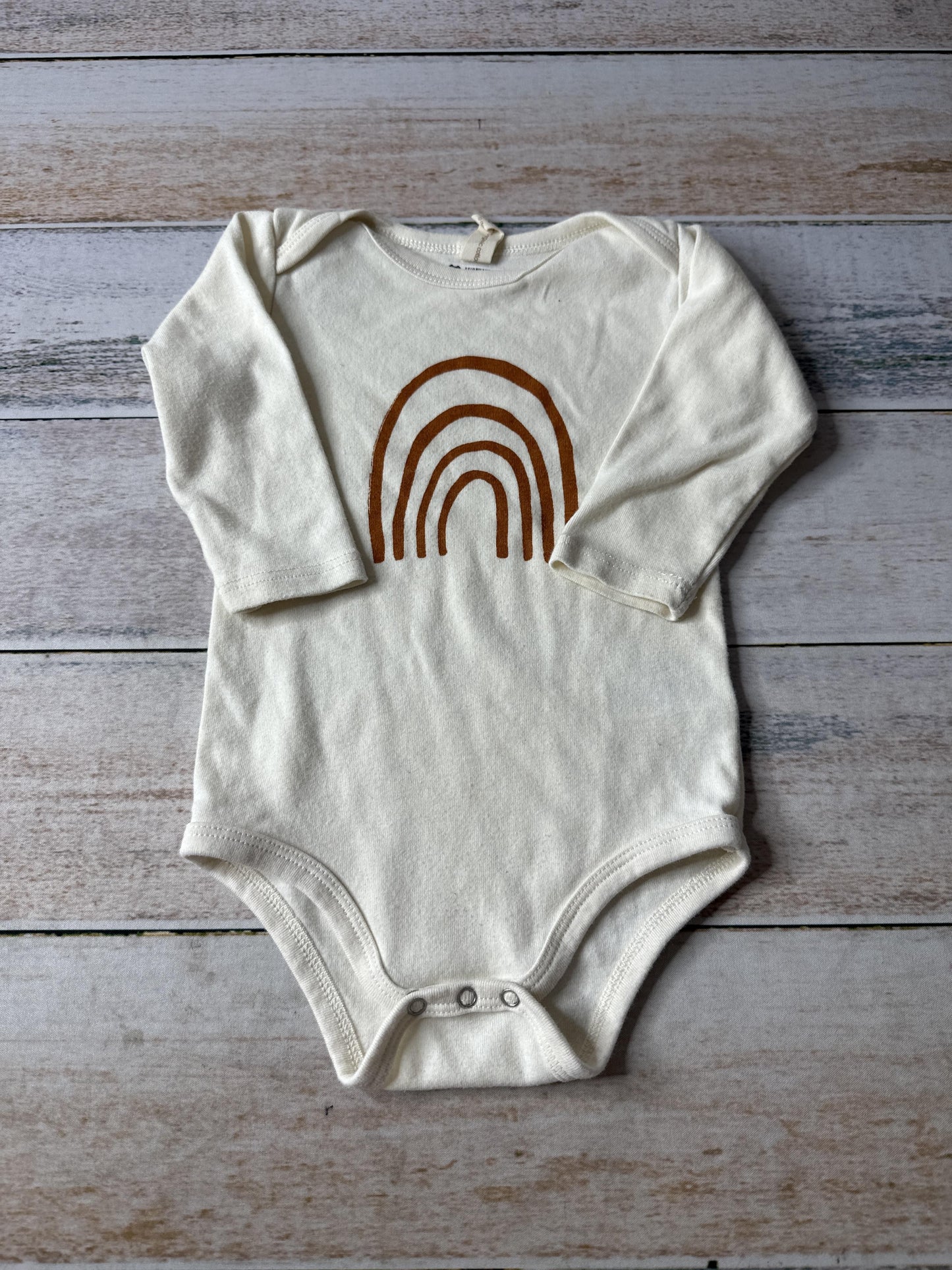 Tenth + Pine Unisex Brown | cream Onesie Size: 12-18 months Brown | cream
