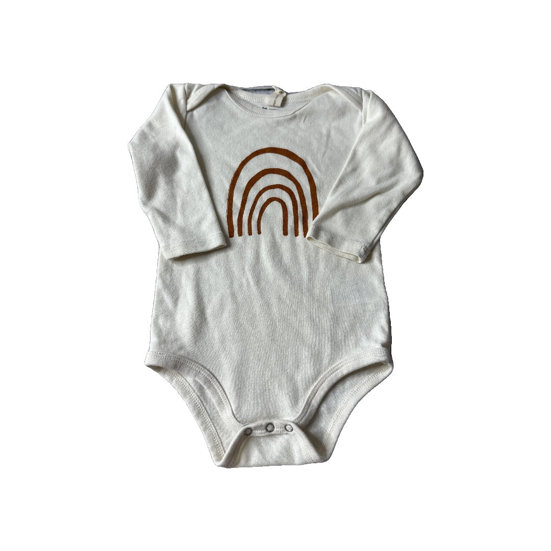 Tenth + Pine Unisex Brown | cream Onesie Size: 12-18 months Brown | cream