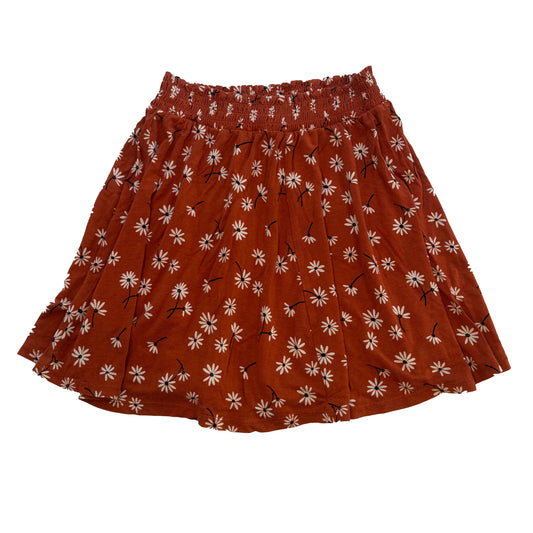 Bixby Brown Floral Skirt Size: 8-10 Years Brown Floral