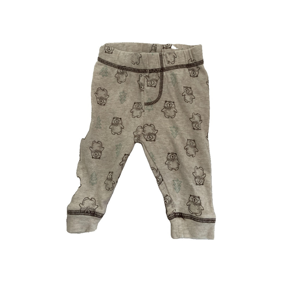 Rene Rofe Unisex Brown | Forest Green Pants Size: 0-3 months Brown | Forest Green