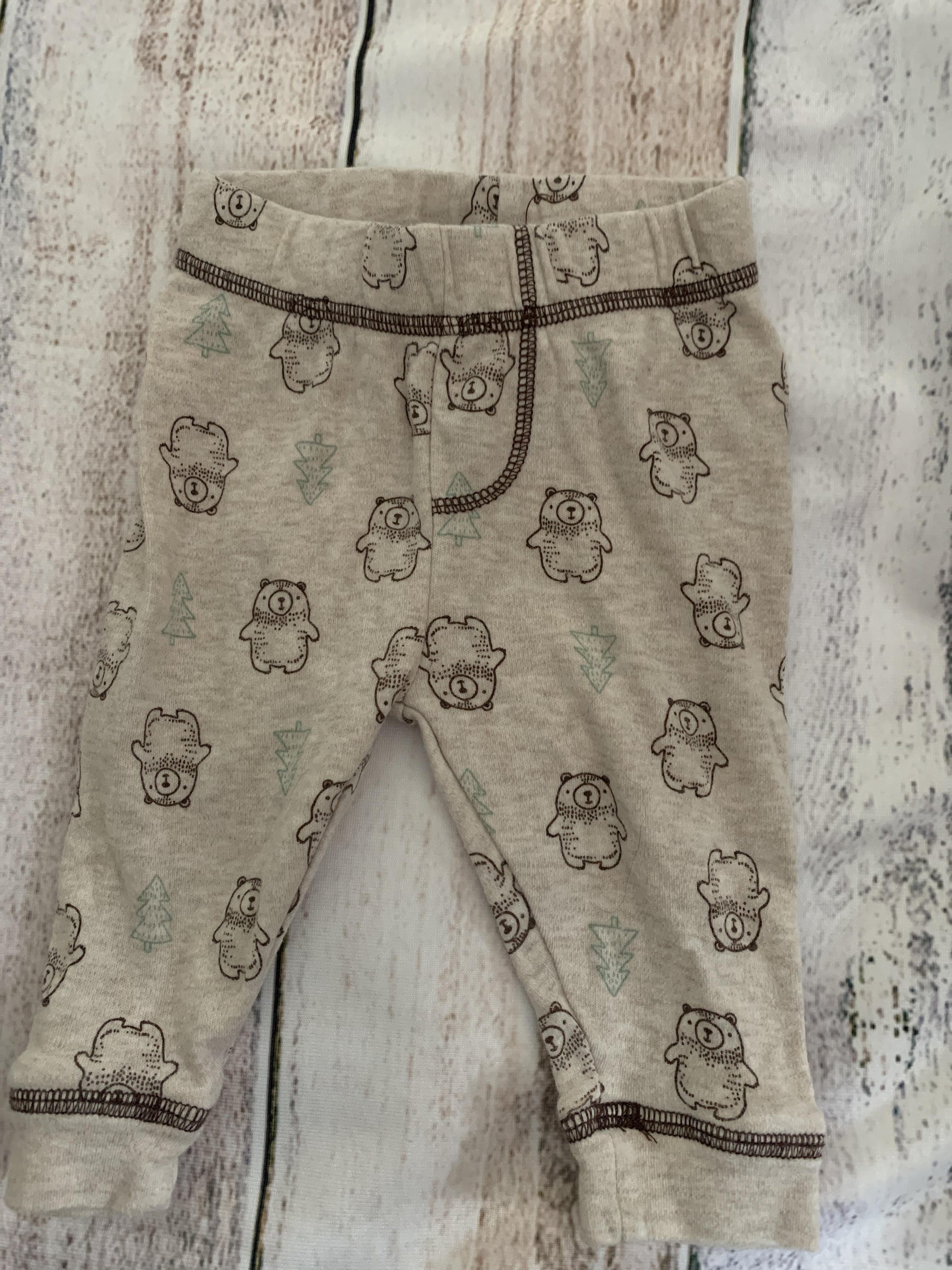 Rene Rofe Unisex Brown | Forest Green Pants Size: 0-3 months Brown | Forest Green