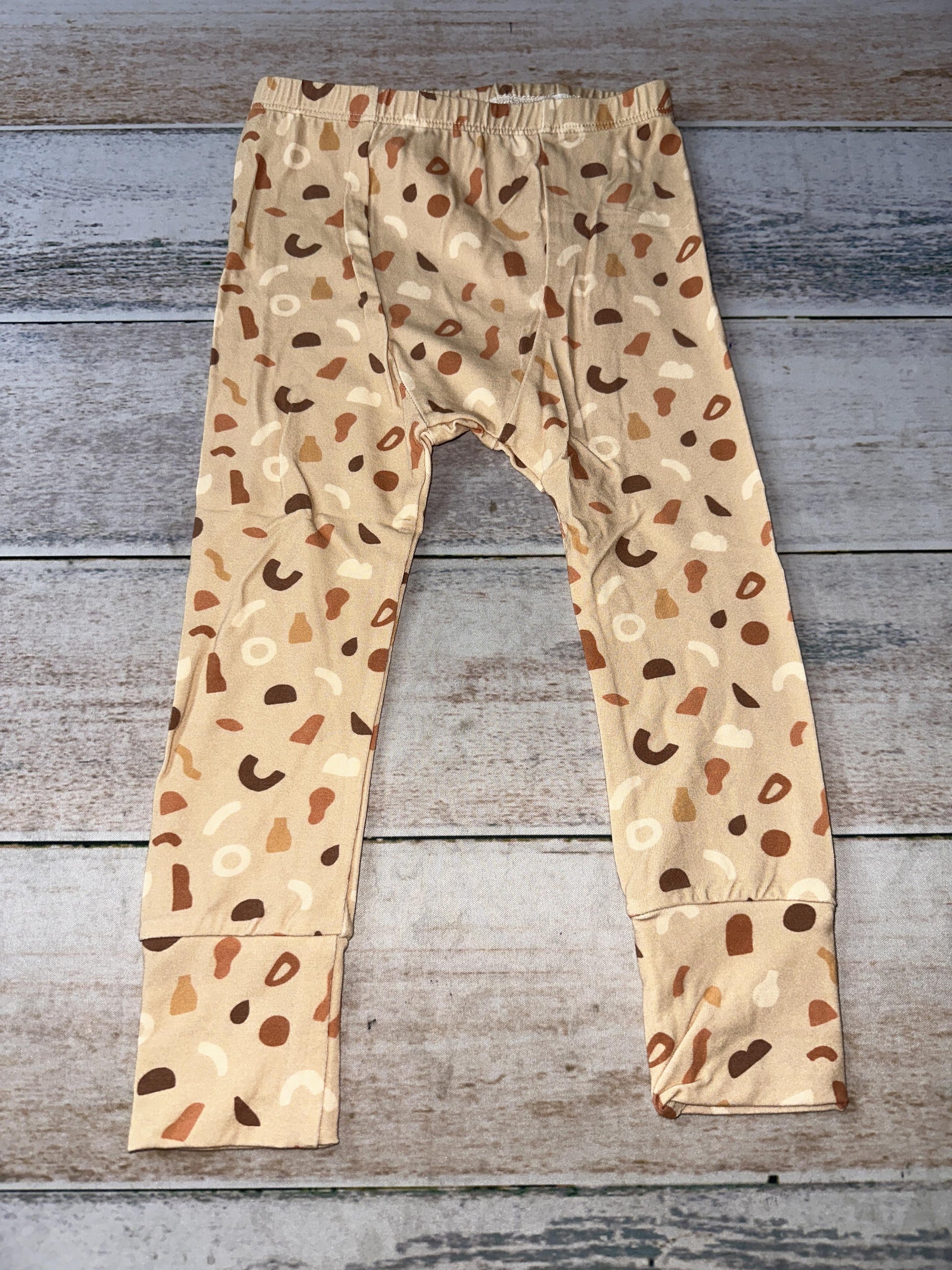 BabySprouts co Unisex Brown | Graphic Pants Size: 18-24 months Brown | Graphic