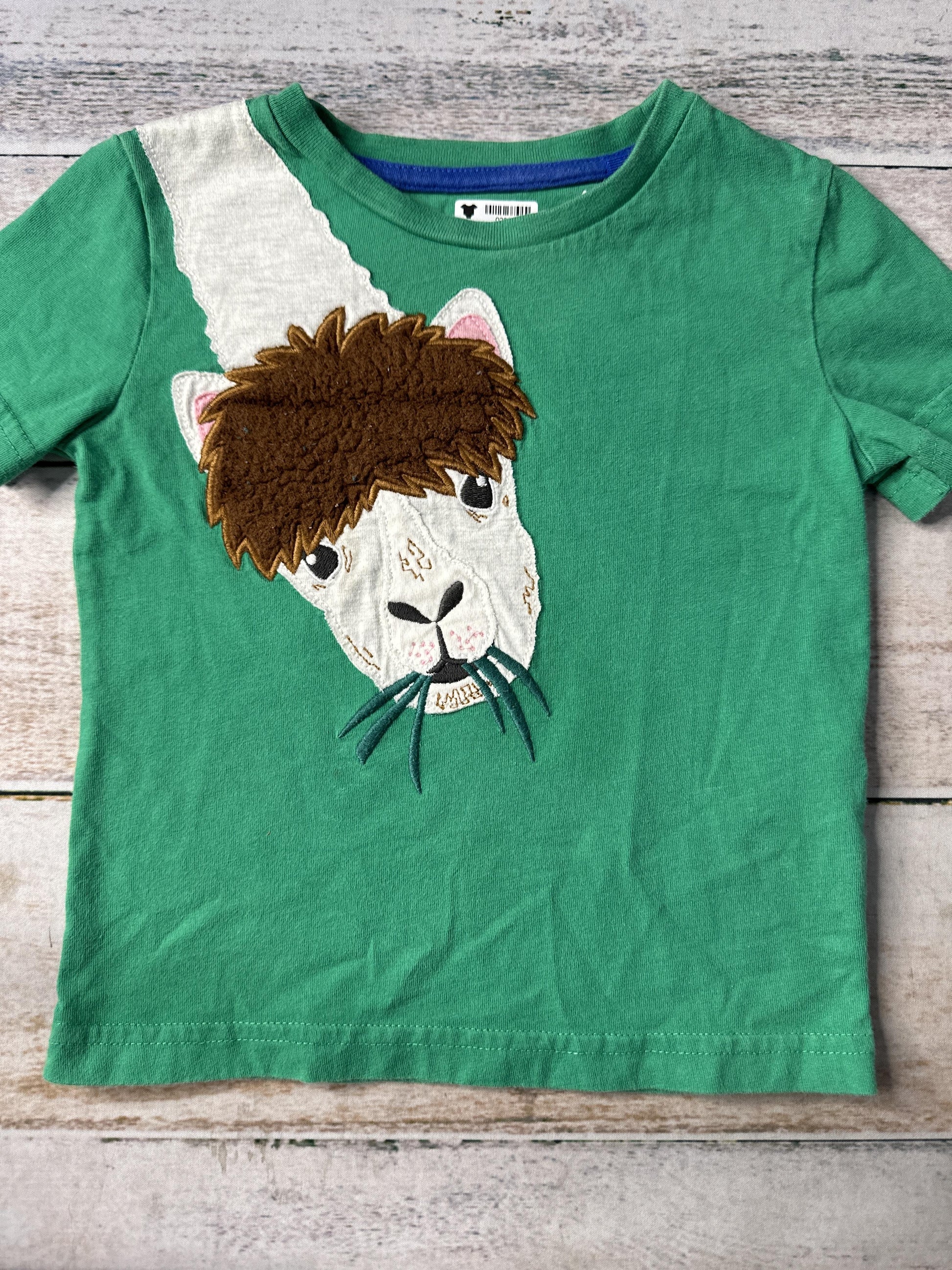 Boys Brown | green | animals Short Sleeve Shirt Size: 2 Brown | green | animals