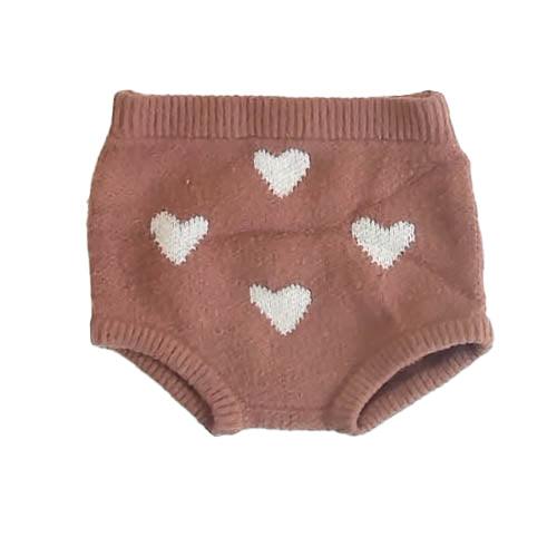 Rylee + Cru Girls Brown Hearts Accessory Size: 18-24 Months Brown Hearts