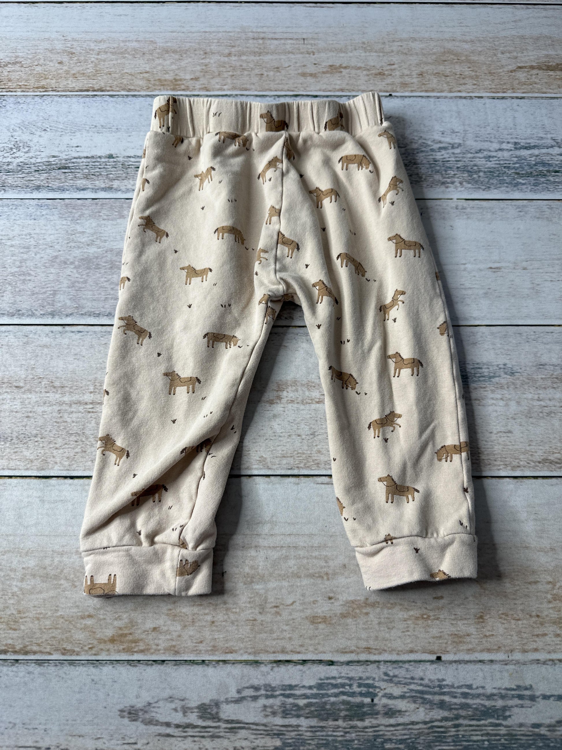 Focus Unisex Brown | Horses Pants Size: 18 months Brown | Horses