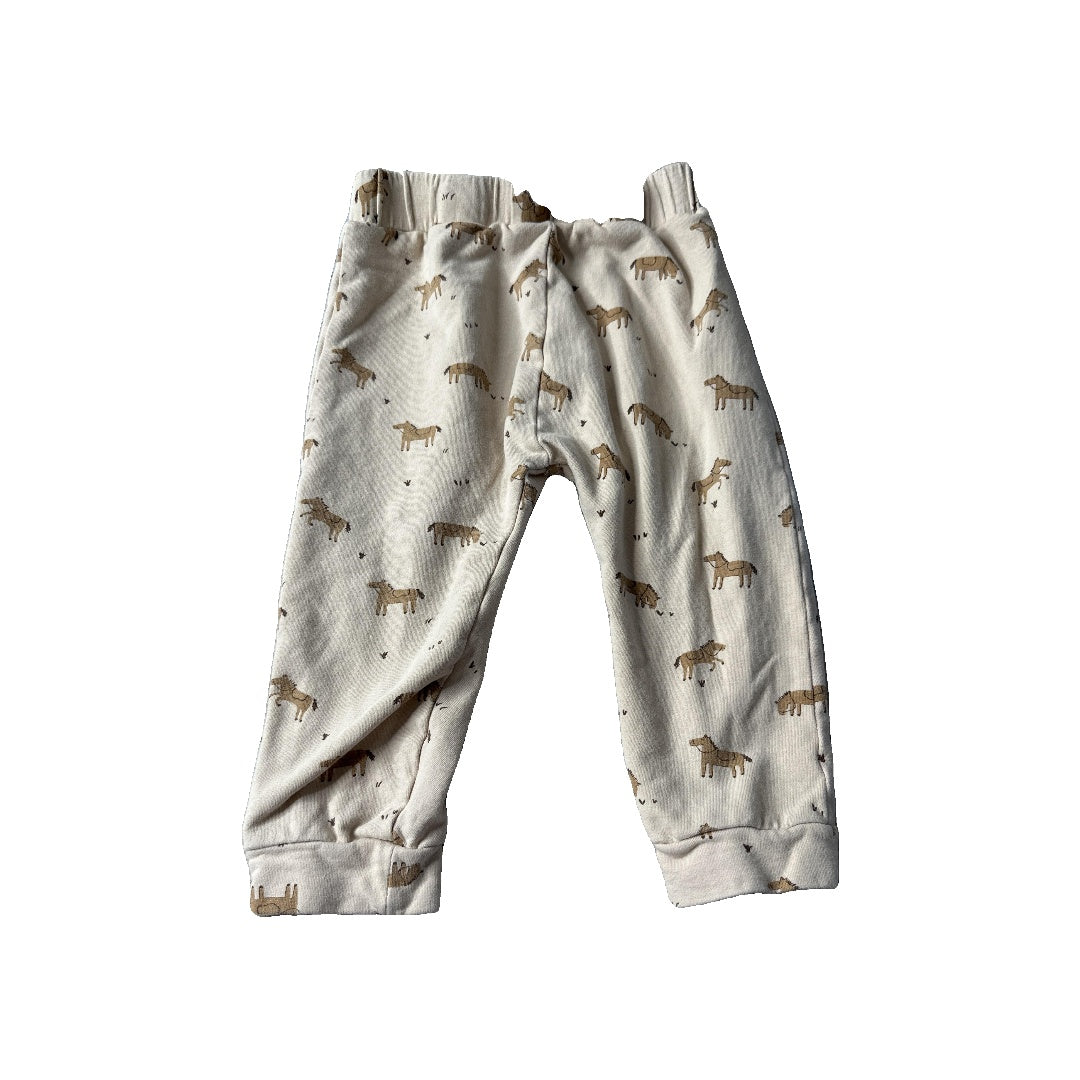 Focus Unisex Brown | Horses Pants Size: 18 months Brown | Horses