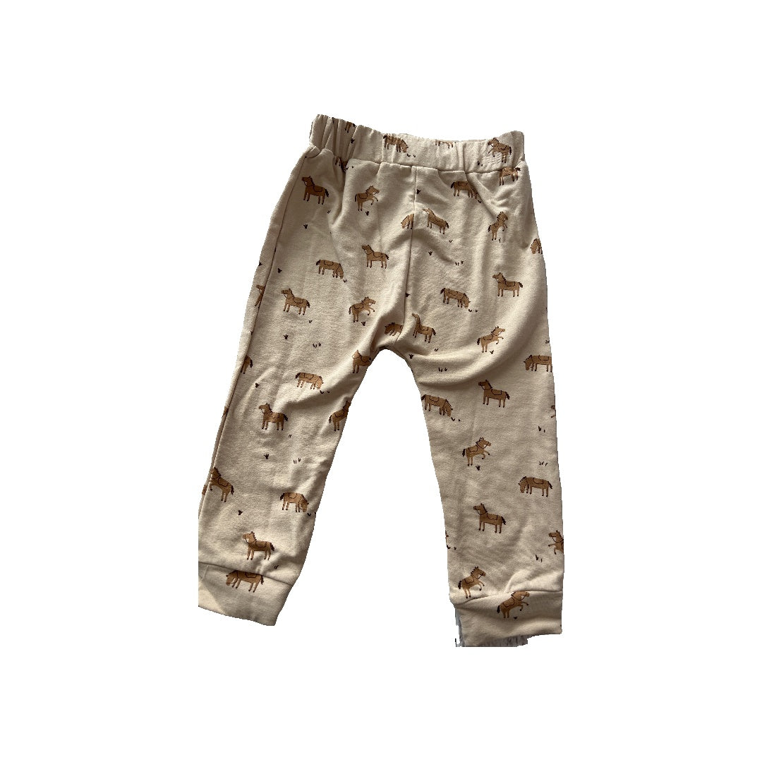 Focus Unisex Brown | Horses Pants Size: 18 months Brown | Horses