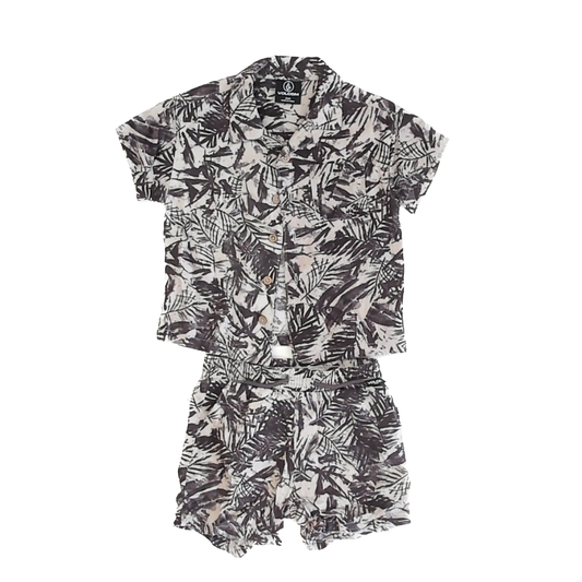 Volcom Boys Brown Leaves Apparel Sets Size: 24 Months Brown Leaves