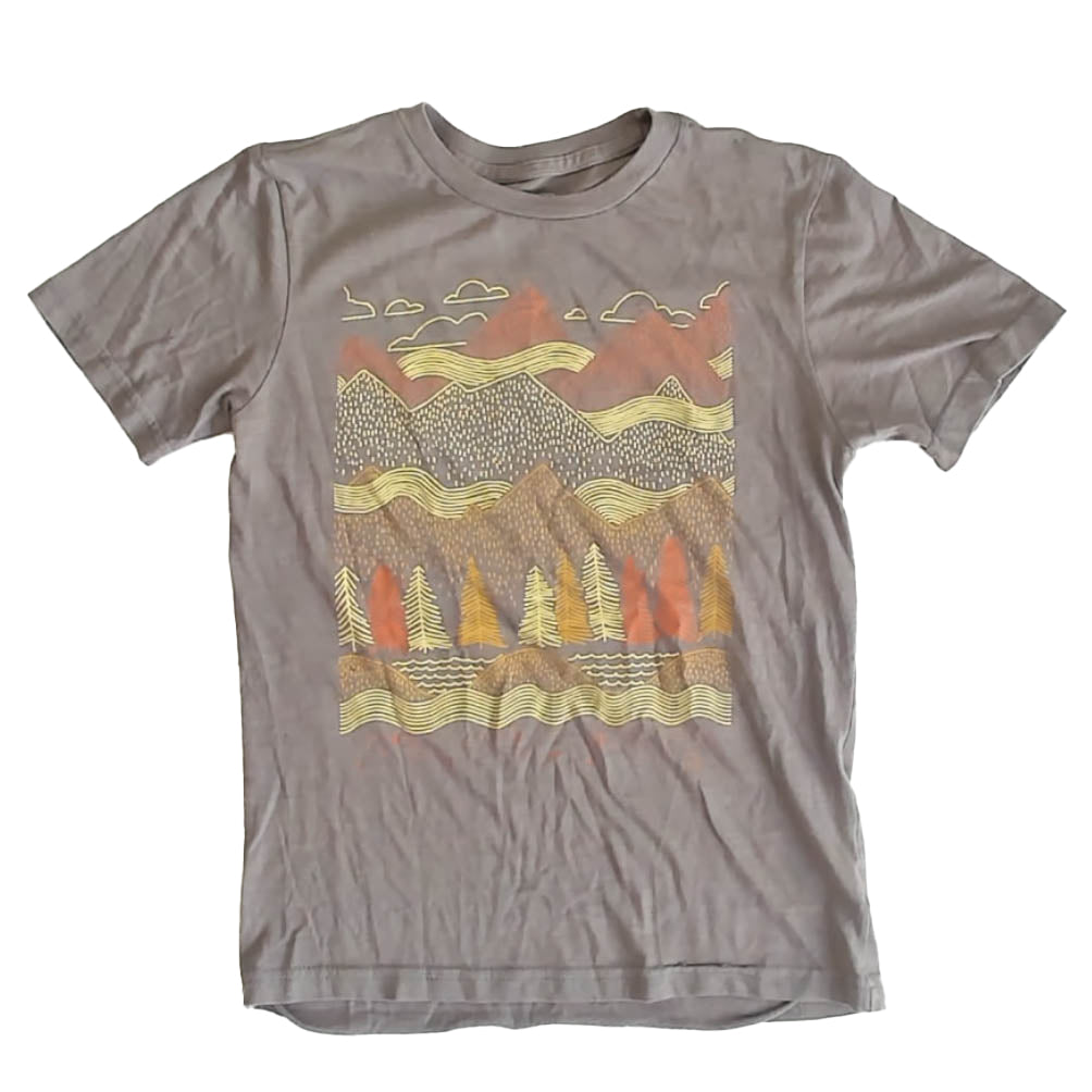 Tucker + Tate Boys Brown Mountains T-Shirt Size: 8-10 Years Brown Mountains