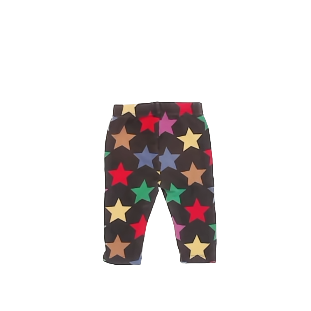Gap Unisex Brown | Multi Stars Leggings Size: 0-3 Months Brown | Multi Stars