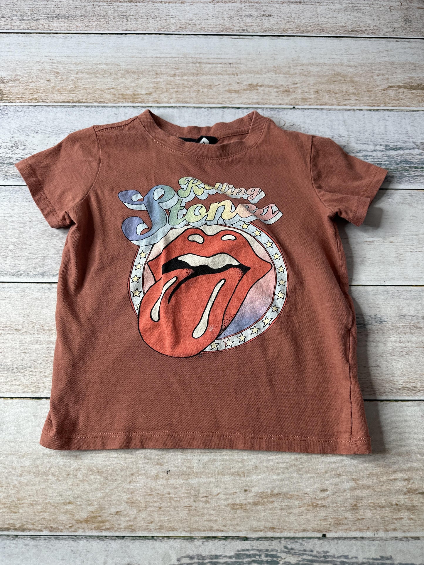 The Rolling Stones Unisex Brown | Music T-Shirt Size: 3T Brown | Music