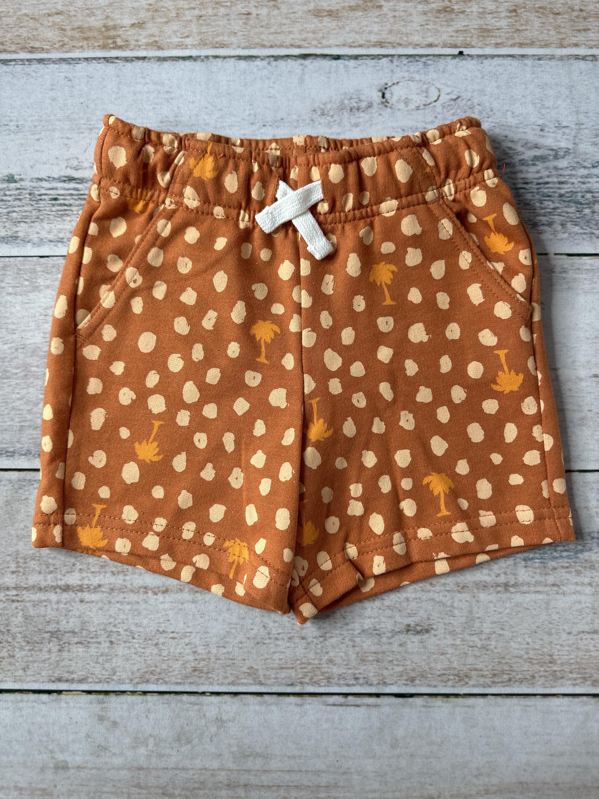 Cat & Jack Boys Brown | orange Shorts Size: 18 months Brown | orange