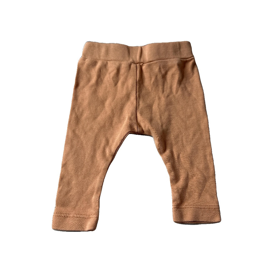 Kate Quinn Unisex Brown | orange Pants Size: 0-3 months Brown | orange