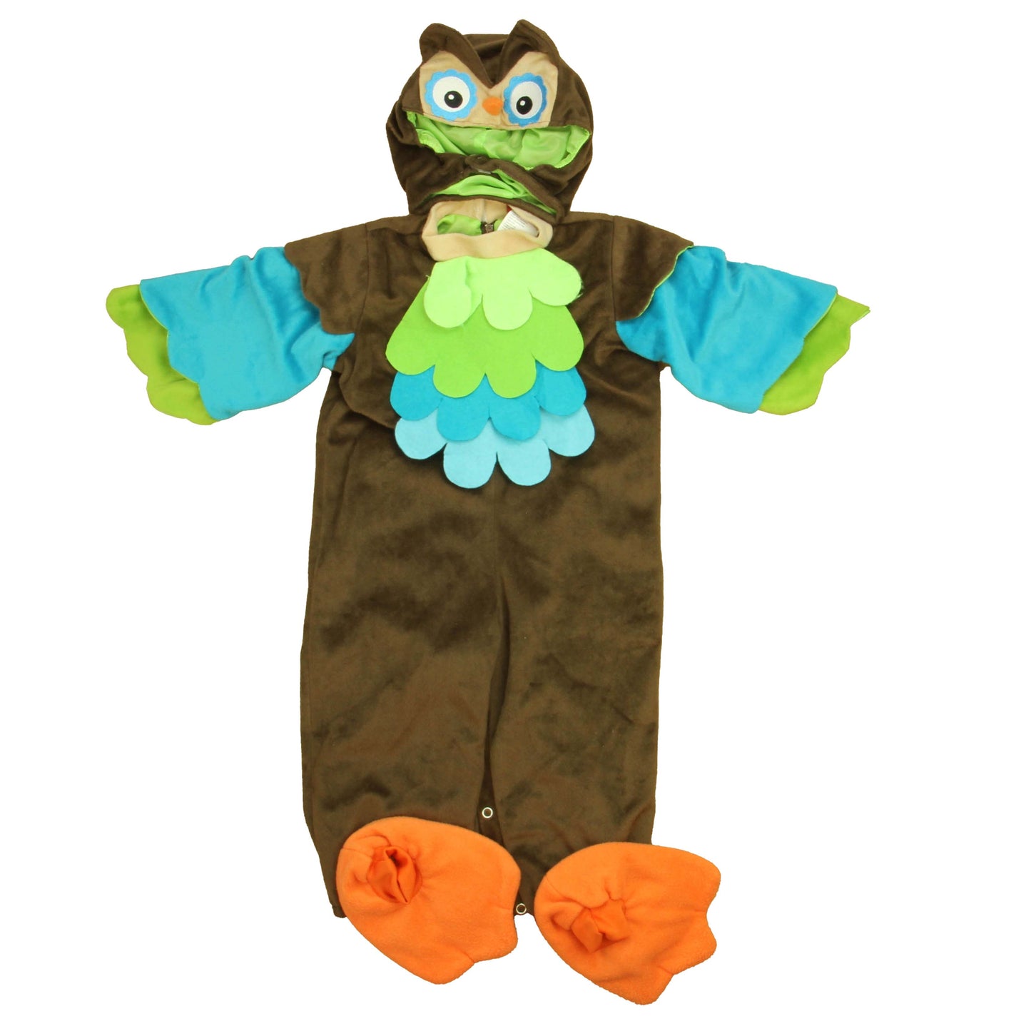 In Character Unisex Brown Owl Costume Size: 18-24 Months