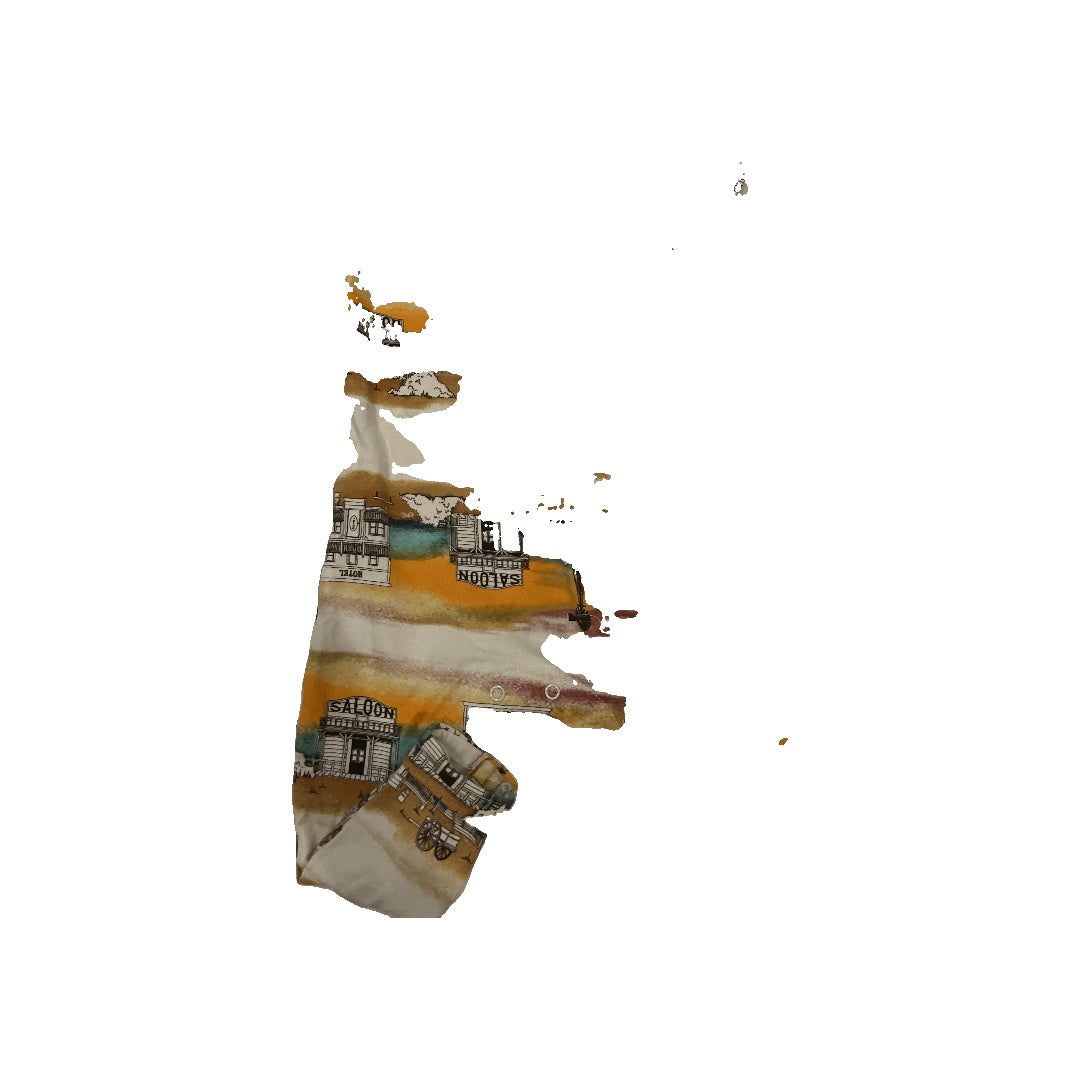 Boys Brown | Pattern Romper Size: 18 months Brown | Pattern