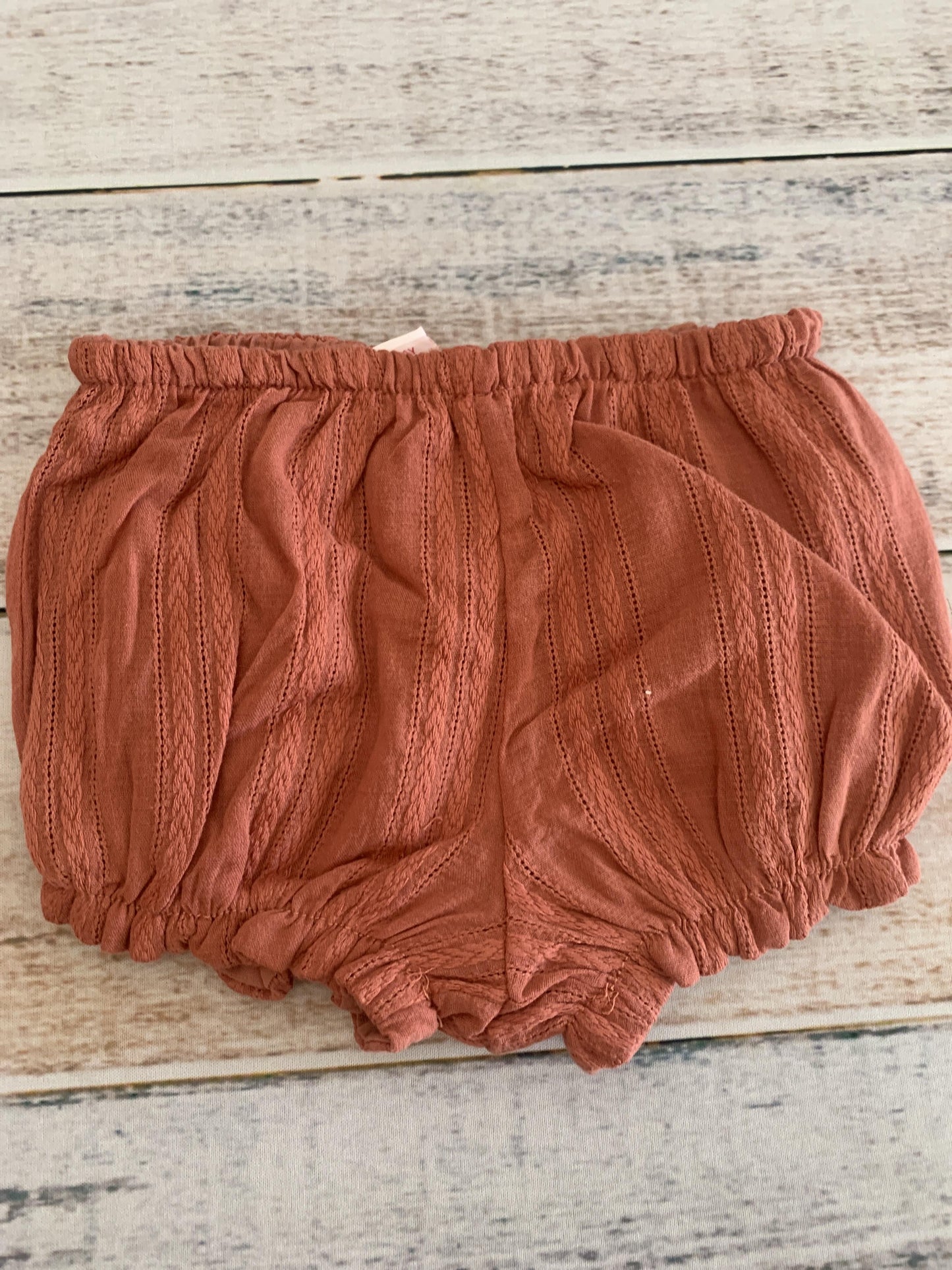 Shabby Chic Girls Brown | pink Shirt Size: 6-9 months Brown | pink
