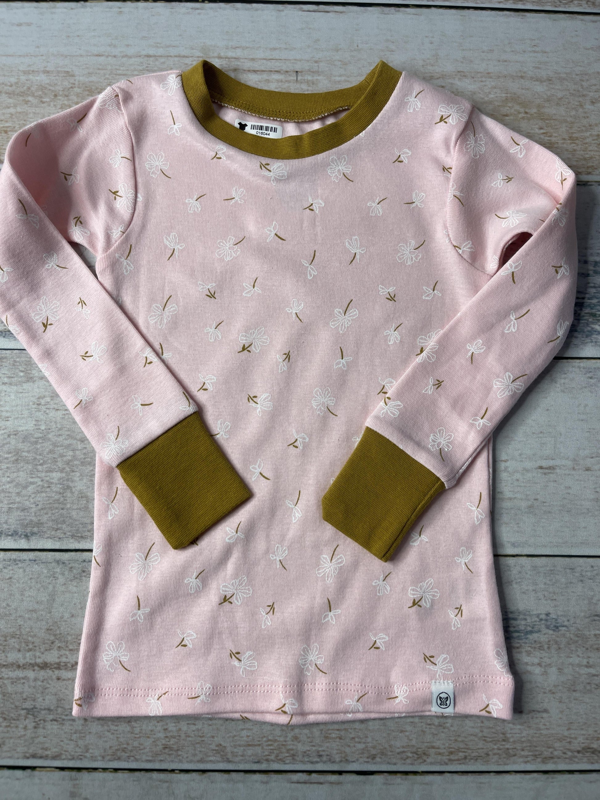 Honest Co Unisex Brown | pink Pajamas Size: 3T Brown | pink