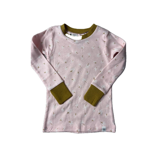 Honest Co Unisex Brown | pink Pajamas Size: 3T Brown | pink