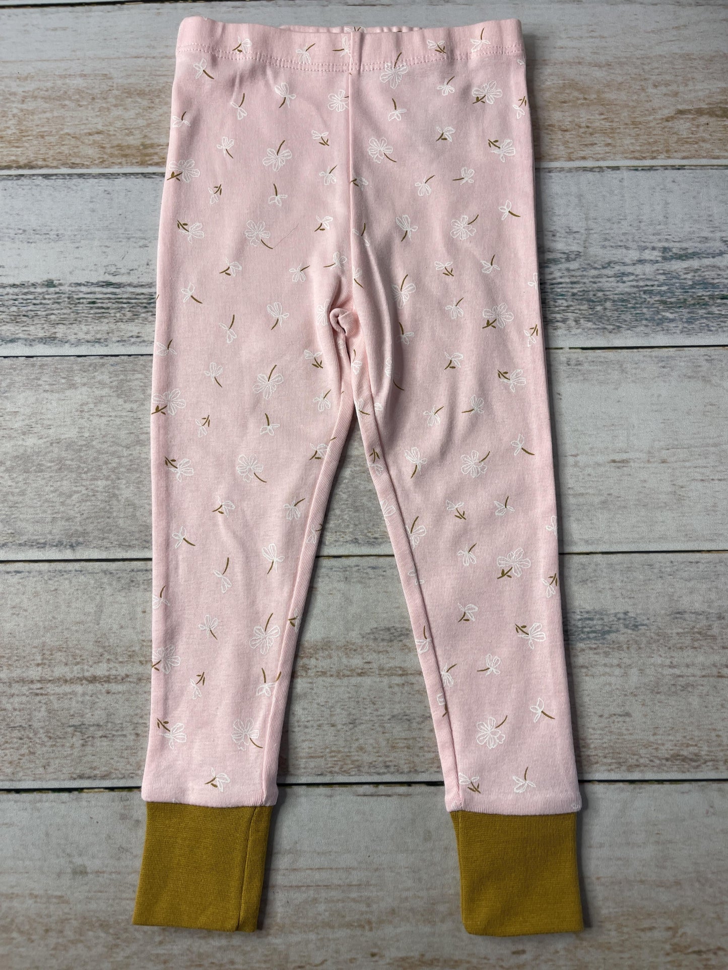 Honest Co Unisex Brown | pink Pajamas Size: 3T Brown | pink