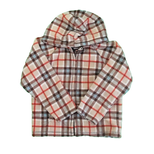 Gymboree Girls Brown Plaid Fleece Size: 4-5T Brown Plaid