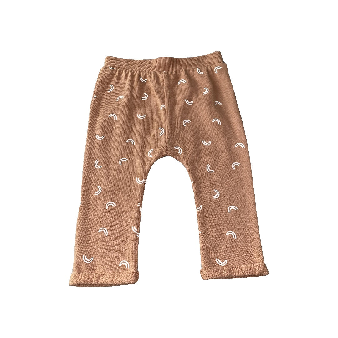 Grayson mini Girls Brown | Rainbow Pants Size: 6-9 months Brown | Rainbow