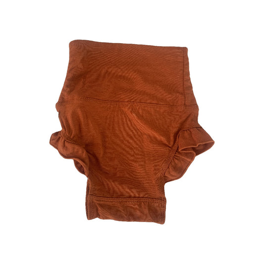 Loulou Lollipop Girls Brown | Rust Shirt Size: 3-6 months Brown | Rust