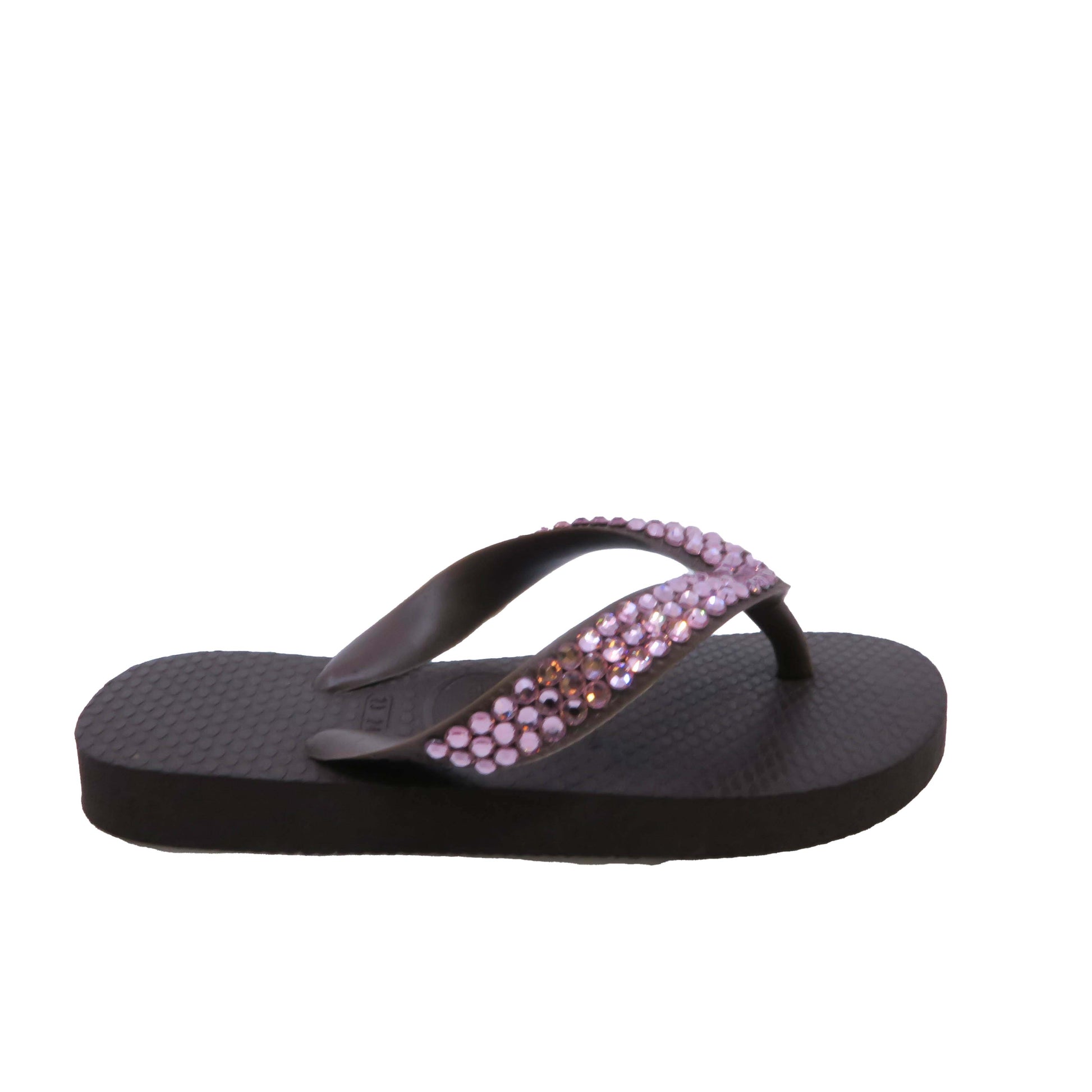 Havaianas Girls Brown Sequins Flip Flops Size: 7-8 Toddler Brown Sequins