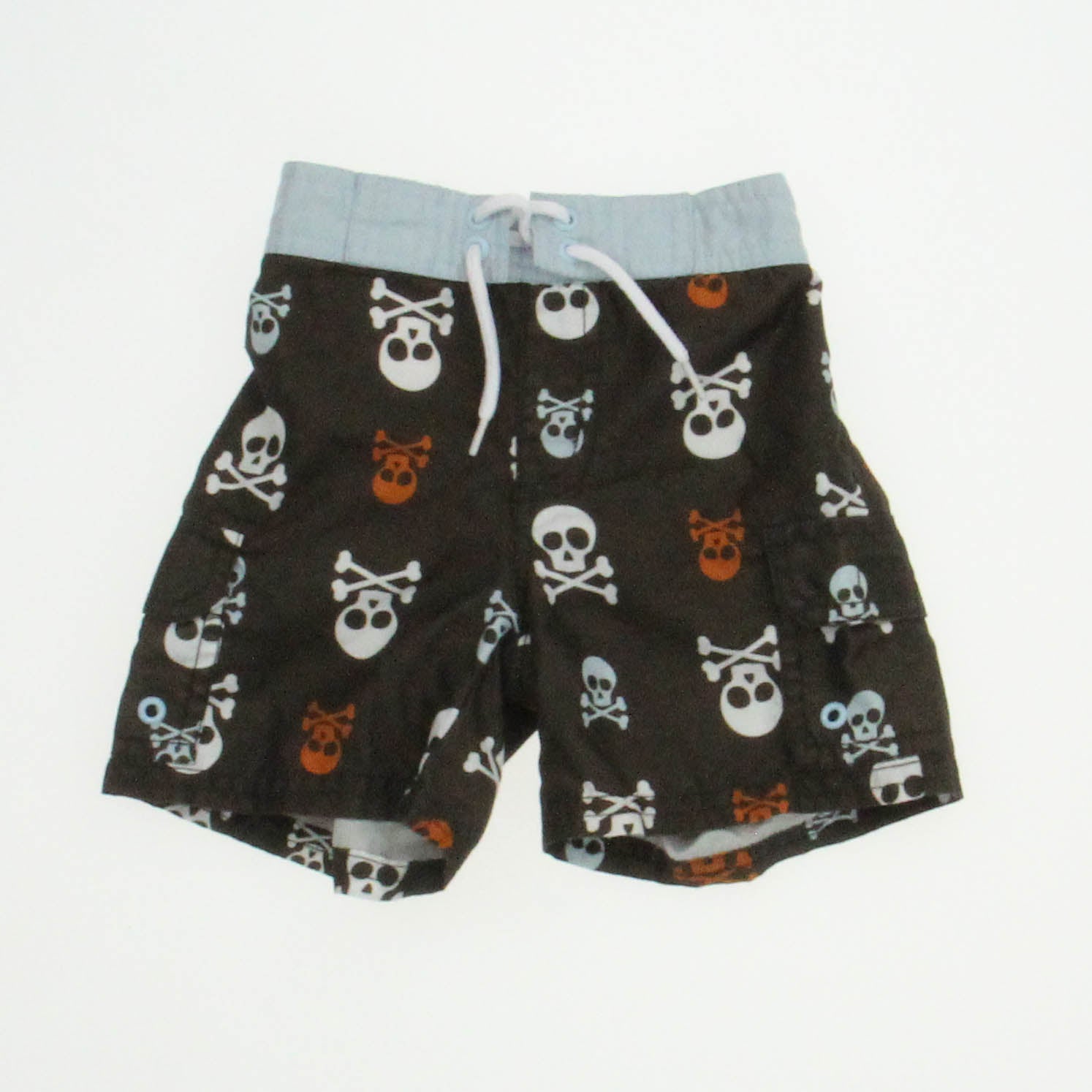Gymboree Boys Brown Skulls Trunks Size: 6-12 Months Brown Skulls