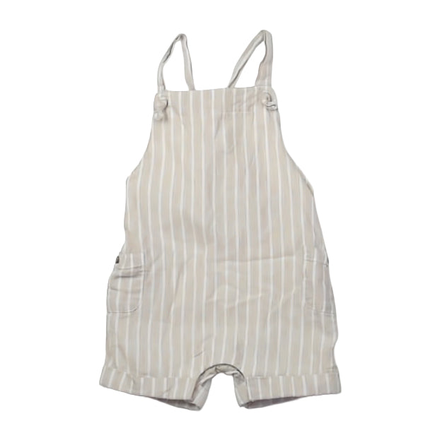 Janie and Jack Boys Brown Stripe Romper Size: 6-12 Months Brown Stripe