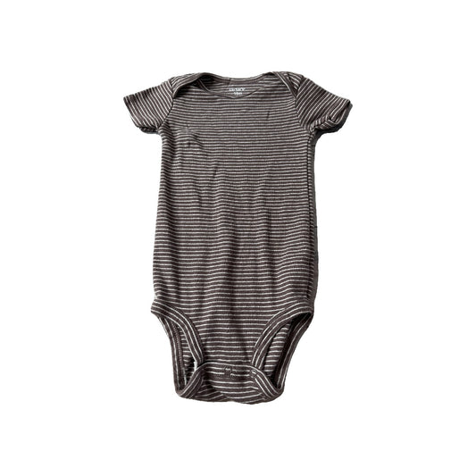 Carters Unisex brown striped Onesie Size: 18 months brown striped