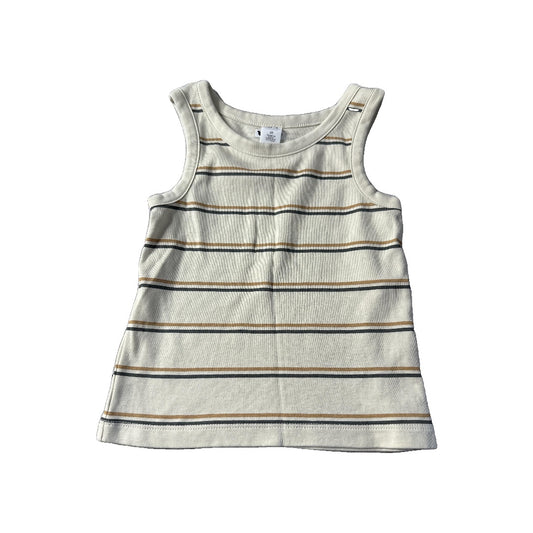 Colored Organics Boys Brown | Tan Tank Top Size: 2T Brown | Tan
