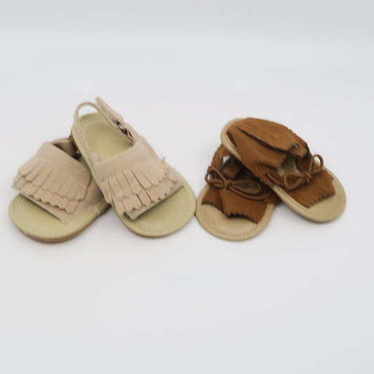 Old Navy Girls Brown | Tan Sandals Size: 3-6M Brown | Tan