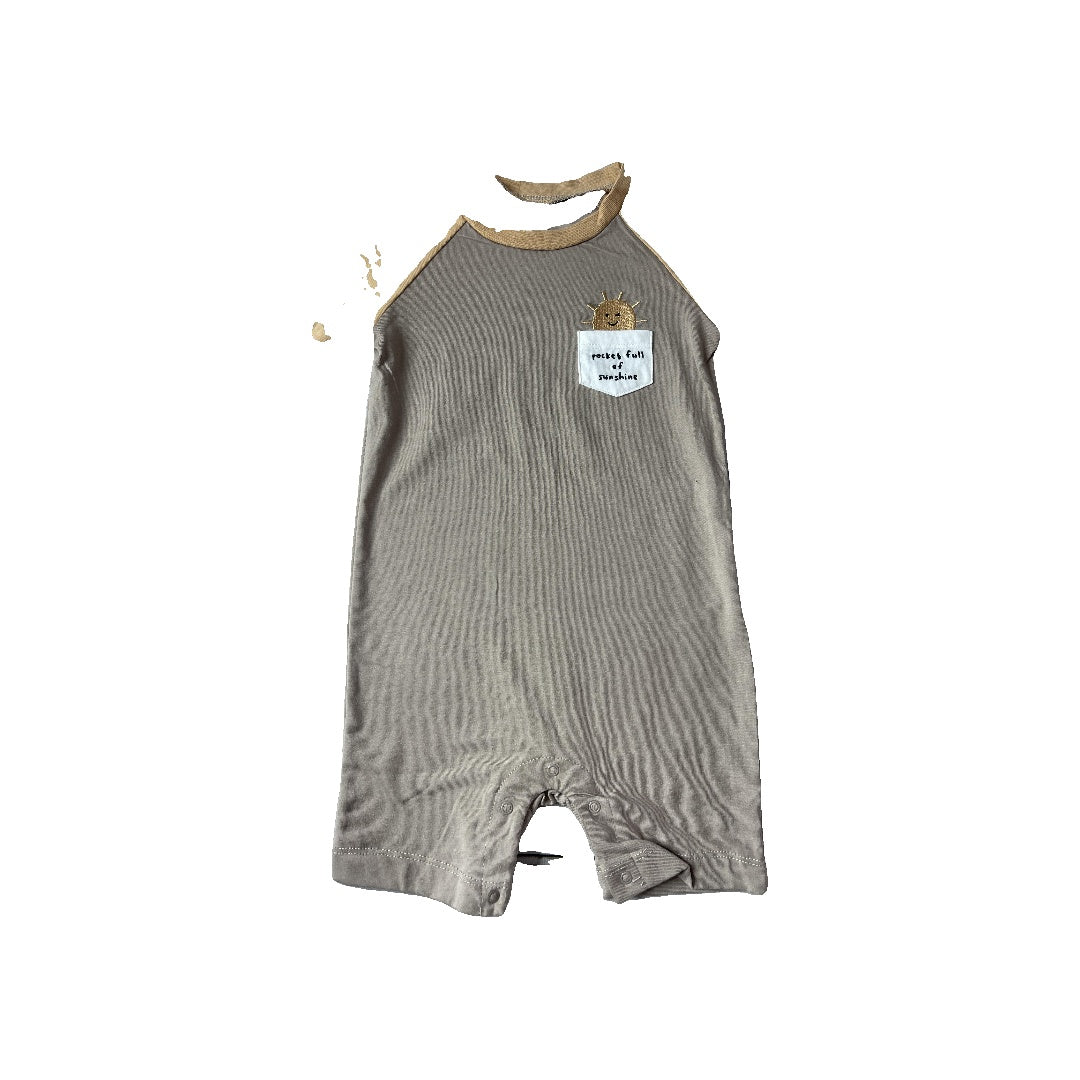 PL Baby Unisex Brown | Tan Romper Size: 18-24 months Brown | Tan