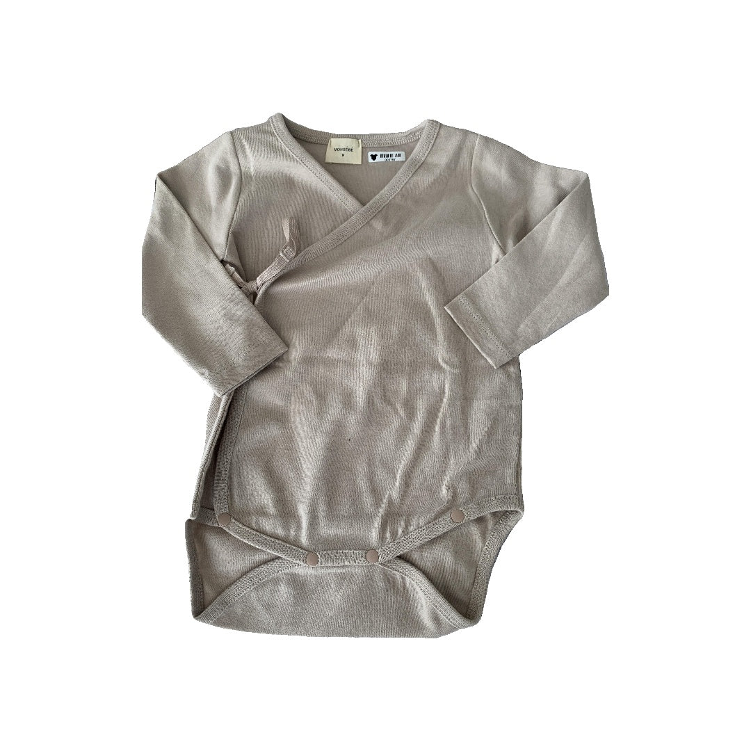 Monbebe Boys Brown | Tan Onesie Size: 6-12 months Brown | Tan