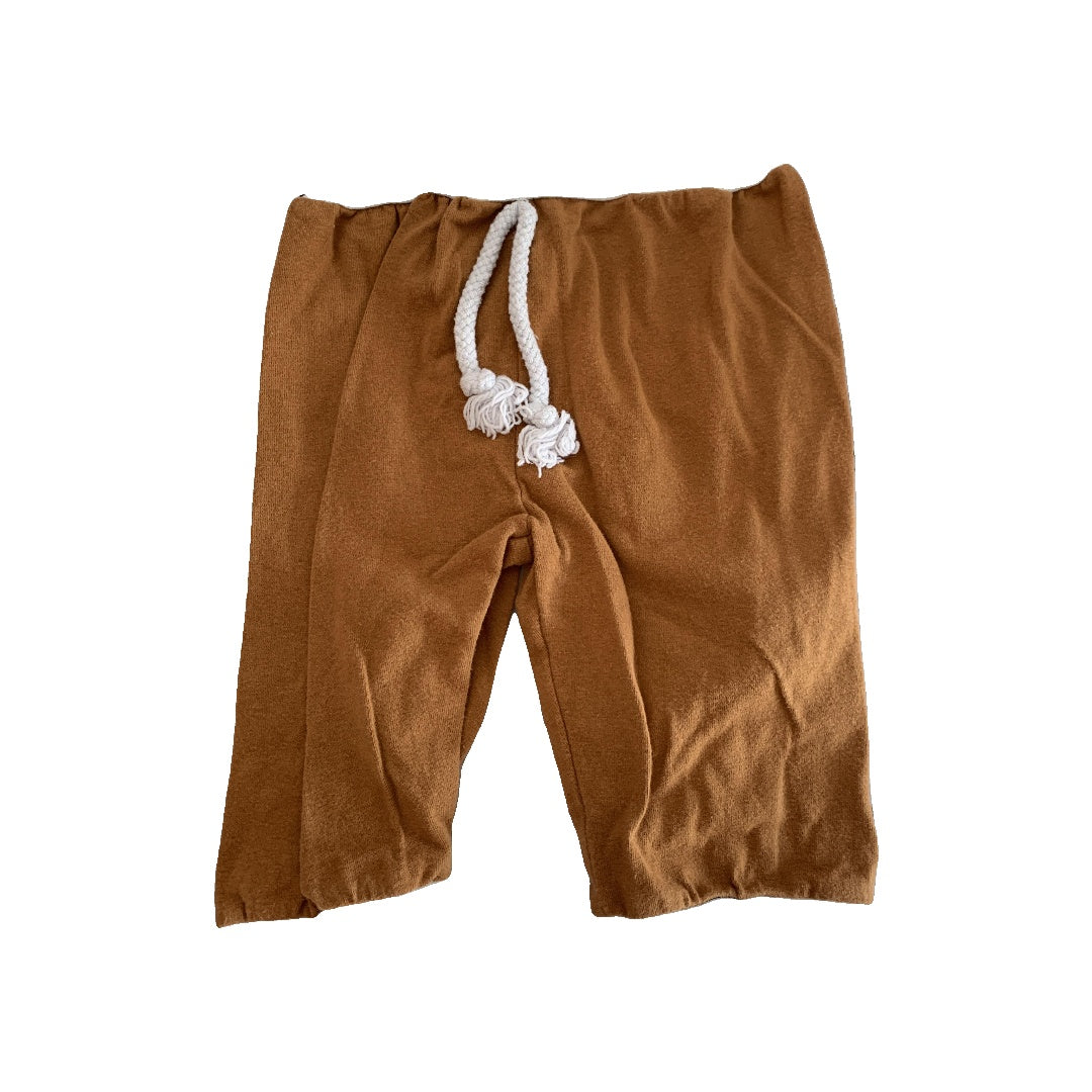 Unknown Unisex Brown | White | Black | Striped Pants Size: 9 months Brown | White | Black | Striped