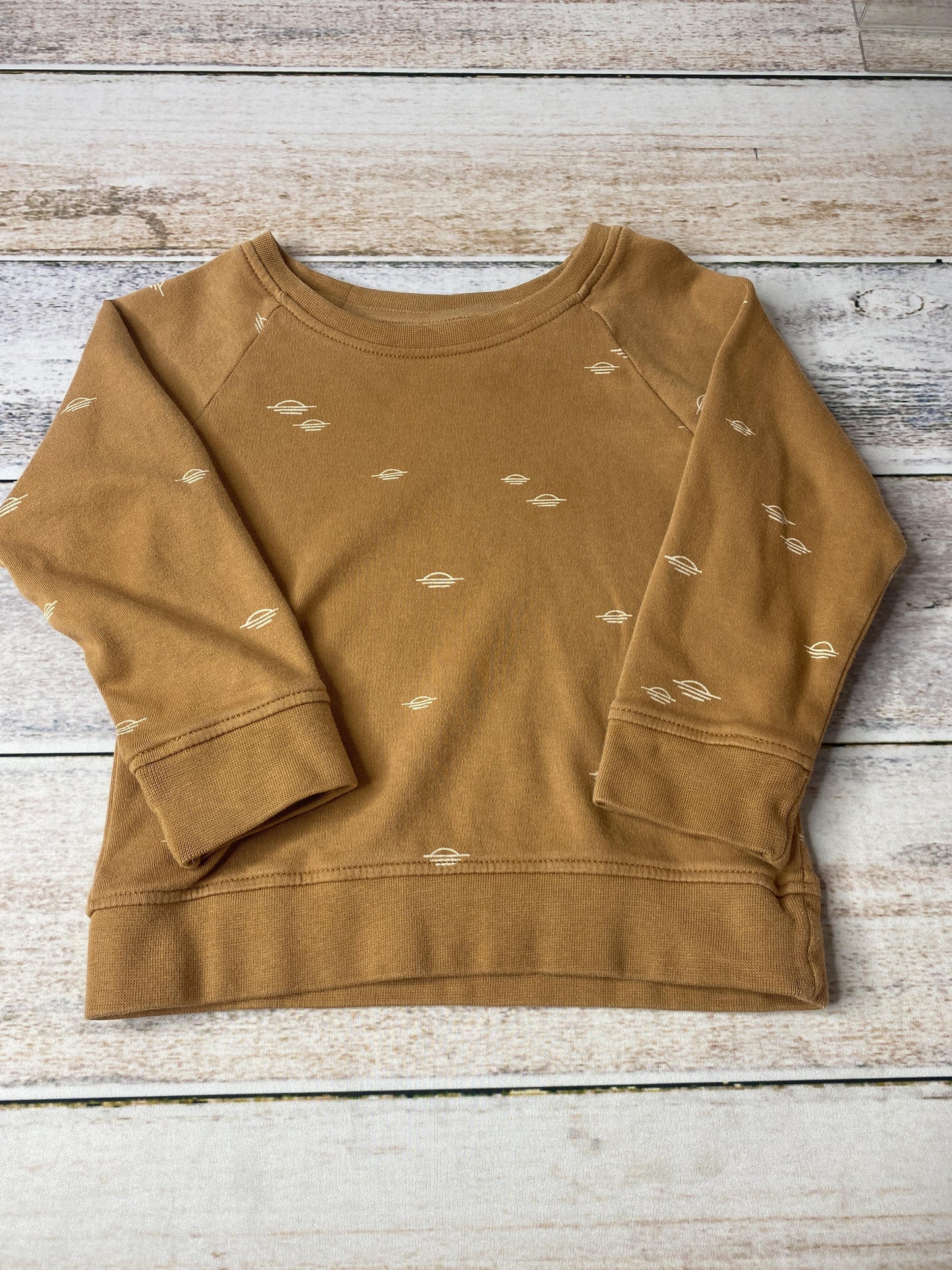 Colored Organics Boys Brown | White | Pattern Sweater Size: 18-24 months Brown | White | Pattern