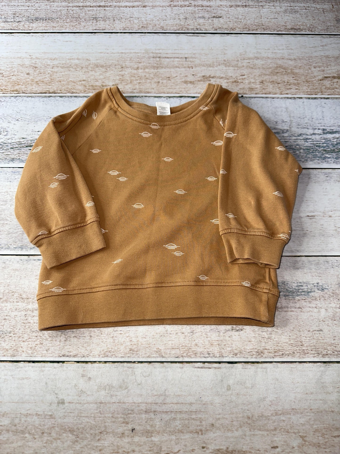 Colored Organics Boys Brown | White | Pattern Sweater Size: 2T Brown | White | Pattern