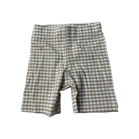 Goumi Unisex Brown | White Shorts Size: 2T Brown | White