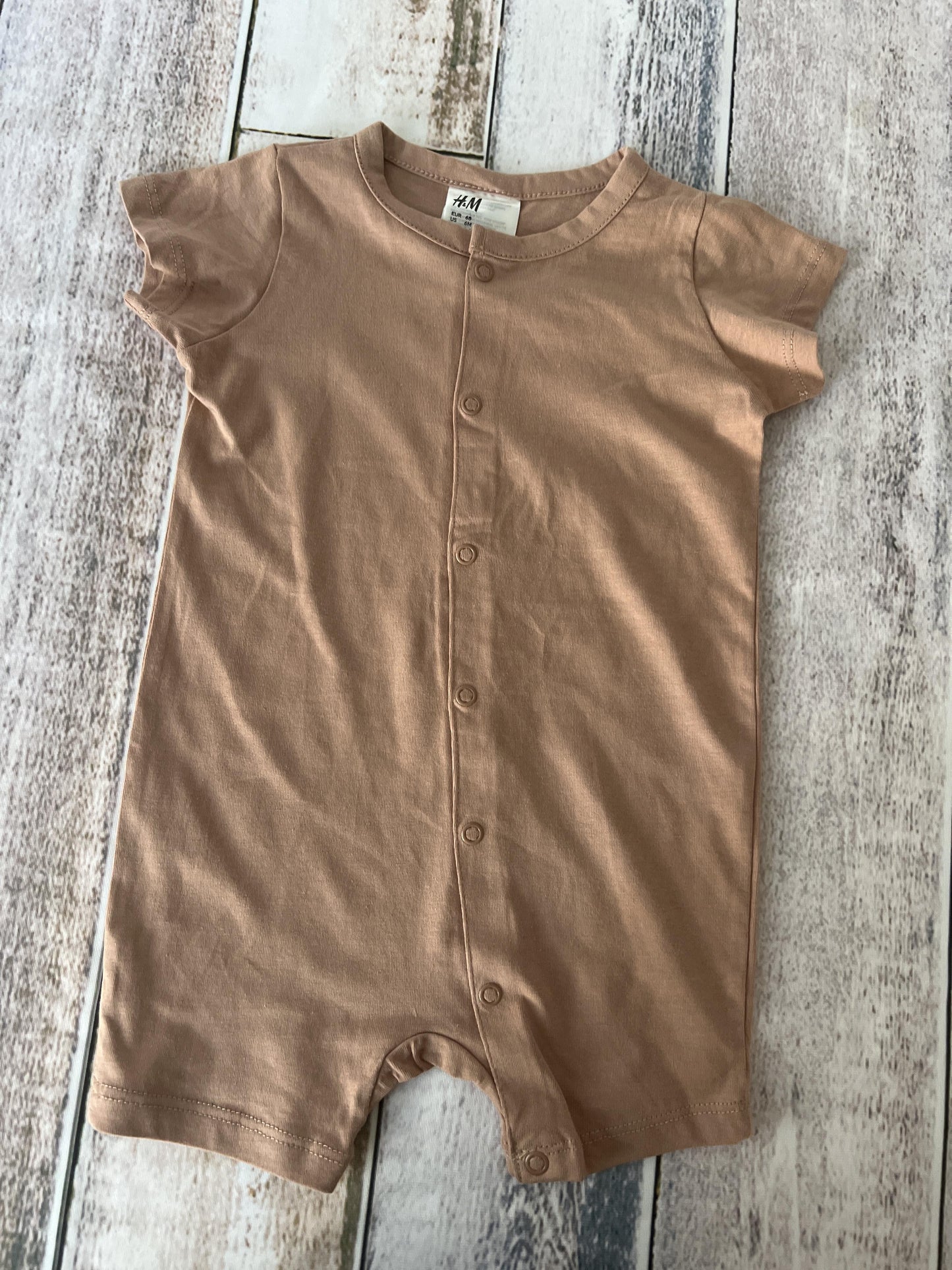 H&M Unisex Brown Romper Size: 6 months Brown