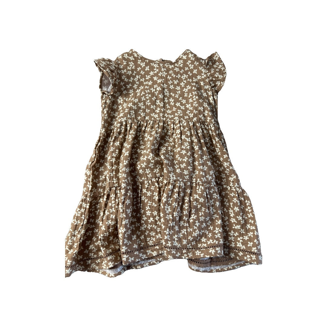 Quincy Mae Girls Brown Dress Size: 4T Brown