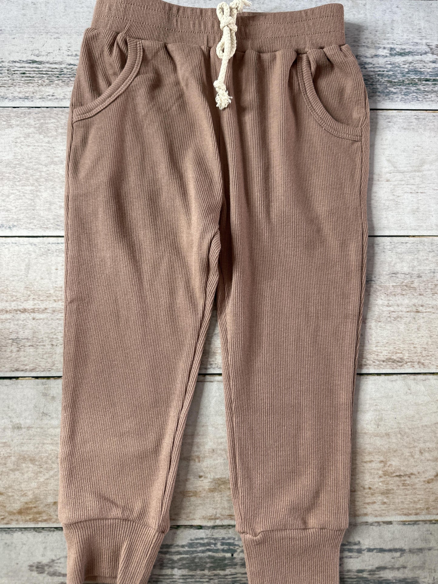 Little Organic co Unisex Brown Pants Size: 2T Brown