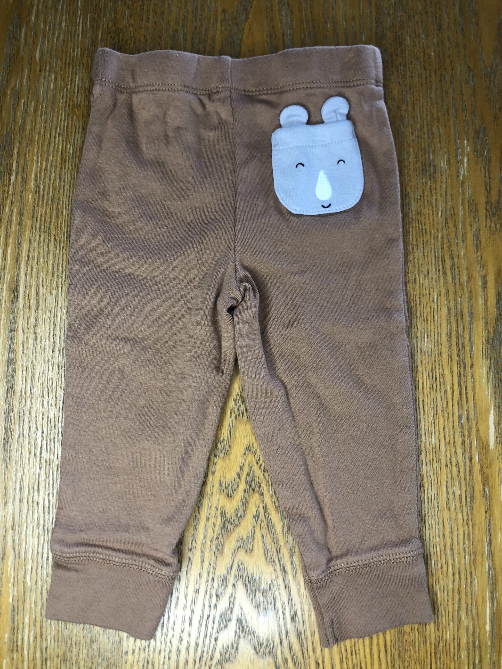 Carters Unisex Brown Pants Size: 6-9 months Brown