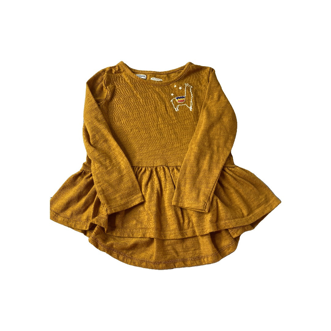 Old Navy Girls Brown Long Sleeve Shirt Size: 2T Brown