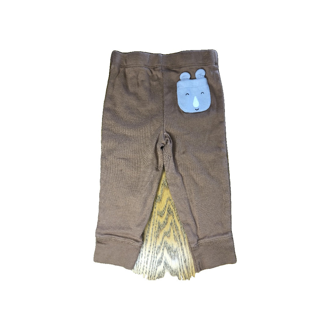 Carters Unisex Brown Pants Size: 6-9 months Brown