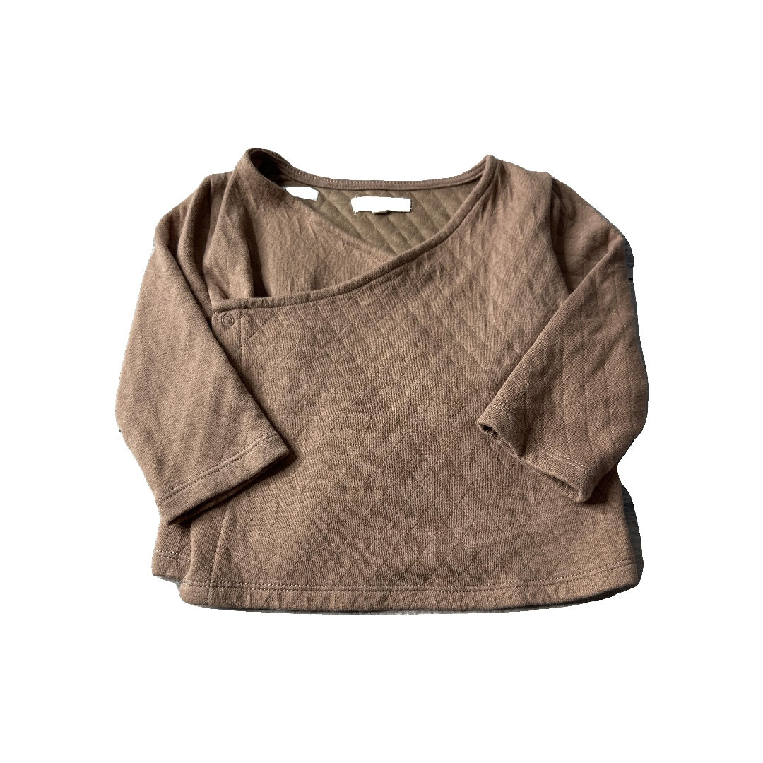 Grayson Collective Girls Brown Long Sleeve Shirt Size: 18 months Brown